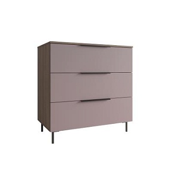 МС Роза Комод 900 Орех Франклин/Ройс Пудра скин