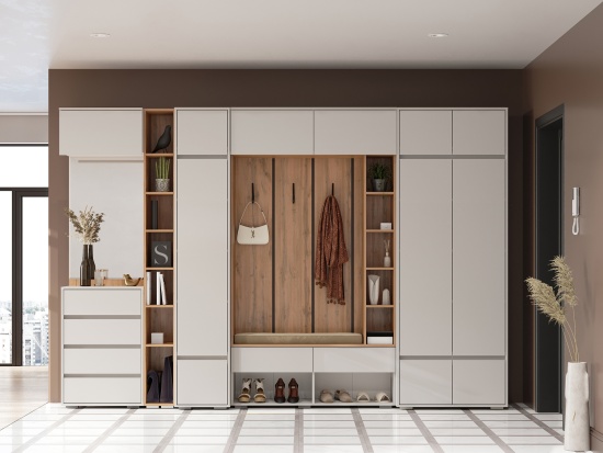 Модульная прихожая Прага Кашемир