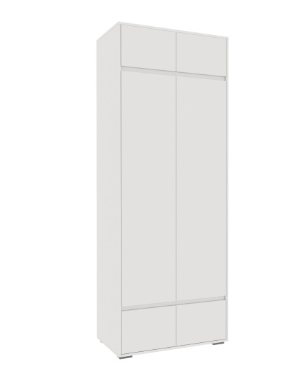 Прихожая Прага шкаф 2 ств. Белый