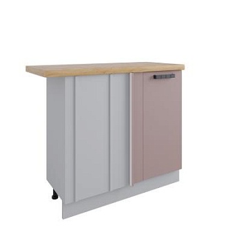 Стол Ройс Пудра Скин МСУ 1000 стыковка с глубиной 500