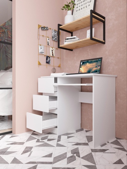 МС Мори Стол МС-6 левый (МП/3) Белый