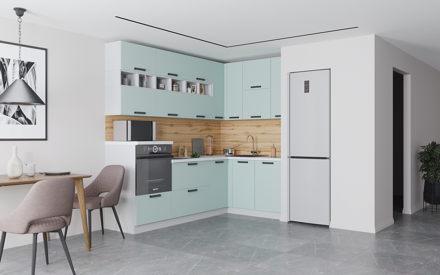 Бесплатный 3D проект кухни!