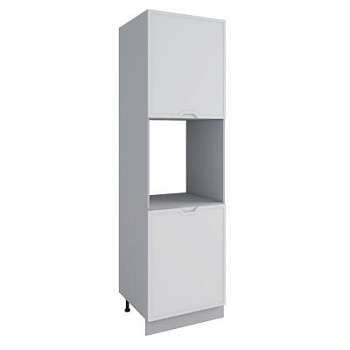 Пенал с нишей под духовку Арка Штукатурка белая ПН 600 правый