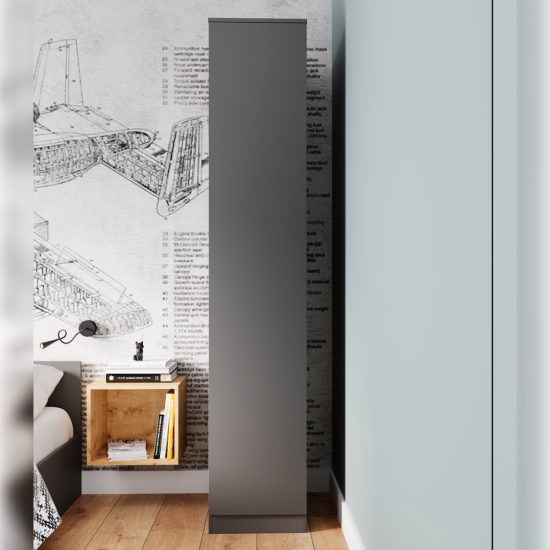 МС Мори Шкаф МШ 400 Графит