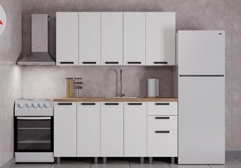 Кухня Магнолия 1.6 Молочный