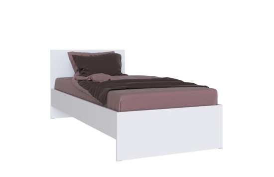 Спальня Мэнкс Кровать МСКР-1 0,9 белый