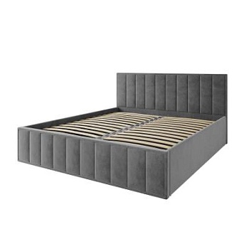 Кровать Лана (М) 1800x2000 Графит Софт с подъёмным механизмом