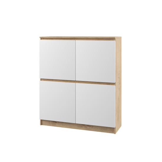 МС Марли Пенал МШП 1000.1 дуб бунратти/белый глянец