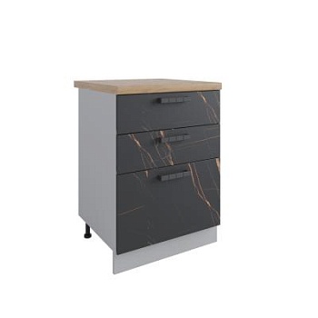 Стол Ройс Кварц черный СЯШ 600