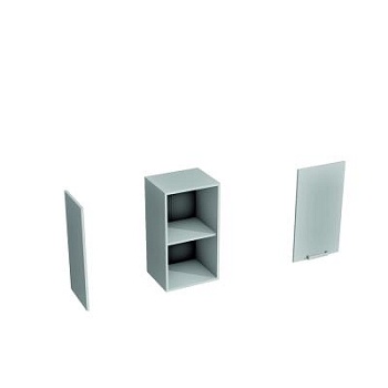 Верхний шкаф Магнолия Молочный В 400