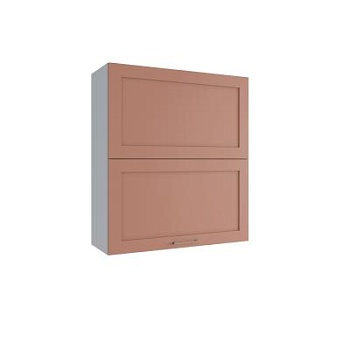 Верхний шкаф Квадро Персик софт ВПГПМ 800