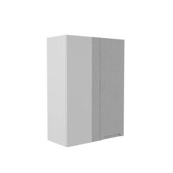 Верхний шкаф Тренто Штукатурка серая ВПУ 650 правый