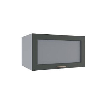 Верхний шкаф Квадро Оливково-зеленый ГВПГС 800