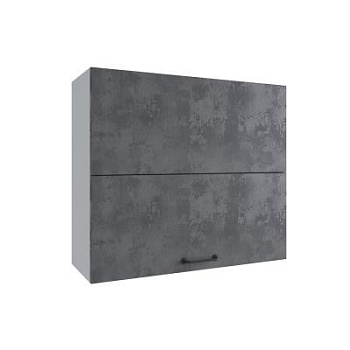 Верхний шкаф Лофт Бетон тёмный ПГПМ 800