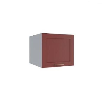 Верхний шкаф Квадро Красная кожа ГВПГ 500