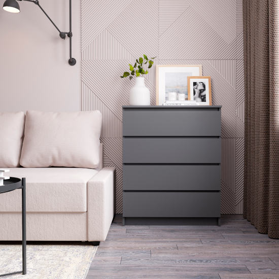 МС Мори Комод МК 800.4 (МП) Графит