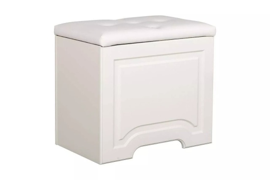 Ливерпуль Пуф 14.02 Белый/Ясень ваниль/кз.Белый