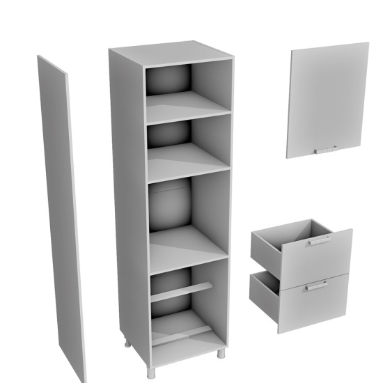 Пенал с нишей под духовку Лотос Кашемир ПД 600