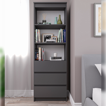 МС Мори Стеллаж МСТ 600.3 (МП) Графит