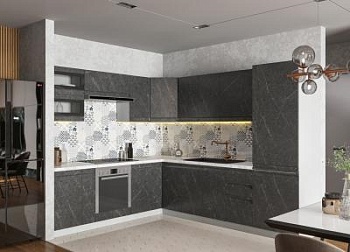 Модульная кухня Скала Гранит Оникс