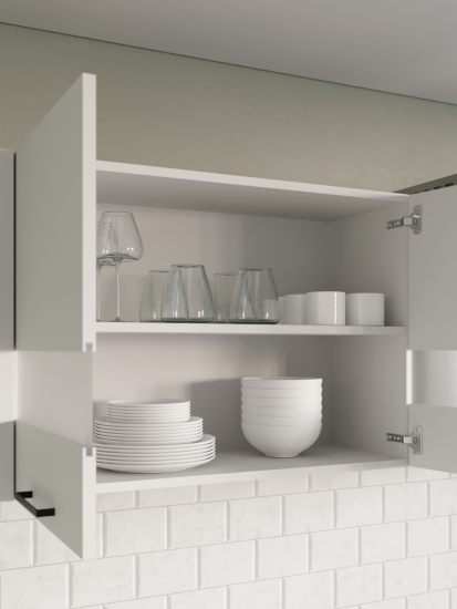 Кухонный гарнитур Дуся М 2м Цемент / Белый бриллиант