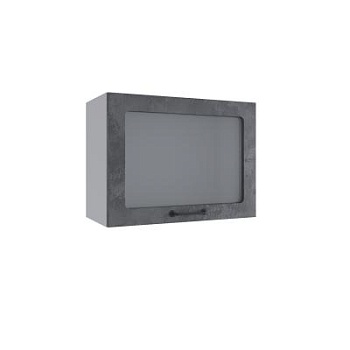 Верхний шкаф Лофт Бетон тёмный ВПГС 600