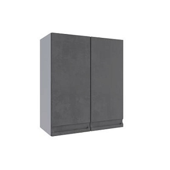 Верхний шкаф Скала Бетон тёмный П 600