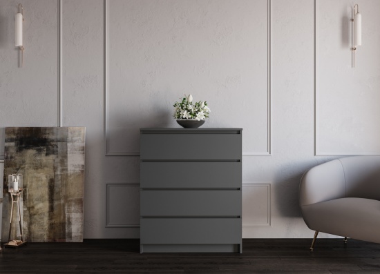 МС Мори Комод МК 800.4 (МП) Графит