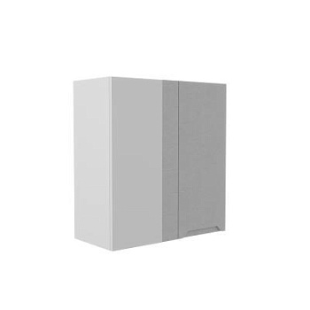 Верхний шкаф Тренто Штукатурка серая ПУ 650 правый