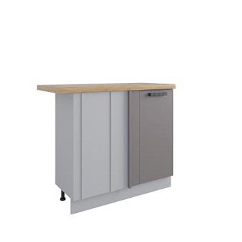 Стол Ройс Грей софт МСУ 1000 стыковка с глубиной 500