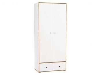 Вуди шкаф для одежды 13.138 Дуб крафт золотой/Белый премиум