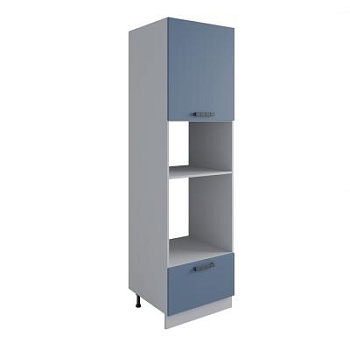 Пенал с нишей под духовку и СВЧ Ройс Лазурь софт ПНС 600