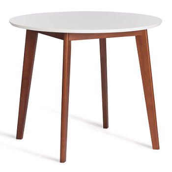 Стол обеденный BOSCO (Боско) Белый + Коричневый