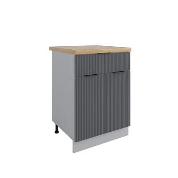 Стол Фенис 3Д Графит С1ЯШ 600