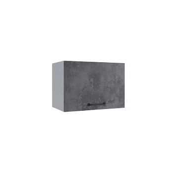 Верхний шкаф Лофт Бетон тёмный ПГ 500