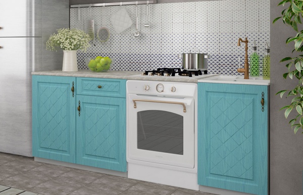 Модульная кухня Гранд Зелёный