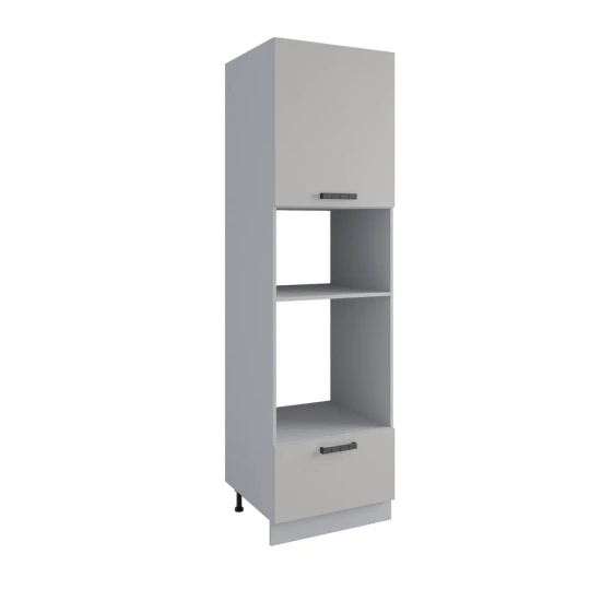 Пенал с нишей под духовку и СВЧ Фортуна Бежевый ПНС 600