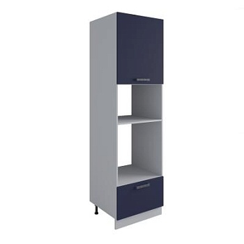 Пенал с нишей под духовку и СВЧ Ройс Черника софт ПНС 600