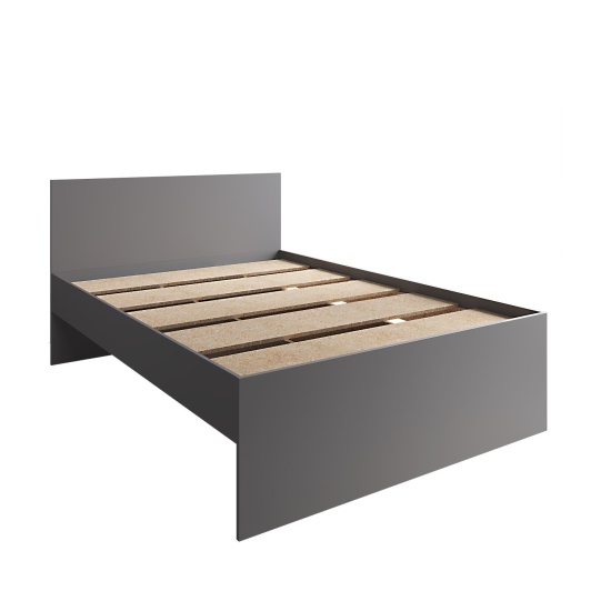 МС Мори Кровать КРМЯ 1400.1/1 (МП) Графит