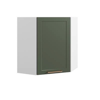 Верхний шкаф Квадро Оливково-зеленый ПУ 600*600