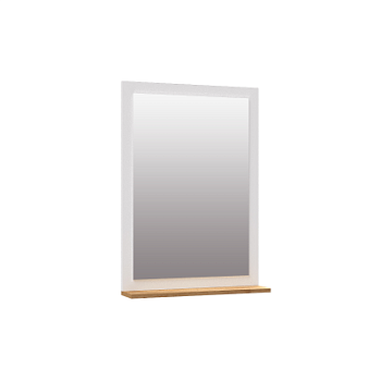 Прихожая Кевин зеркало белый/дуб крафт золотой