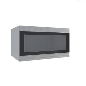 Верхний шкаф Скала Бетон светлый ГВПГСФ 800