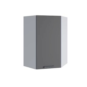 Верхний шкаф Ройс Графит софт ВПУ 600*600