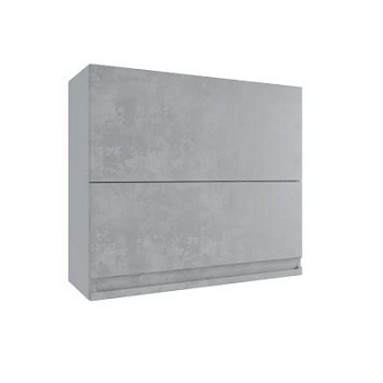 Верхний шкаф Скала Бетон светлый ПГПМ 800