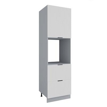 Пенал с нишей под духовку и ящиками Фенис 3Д Айс ПНЯ 600