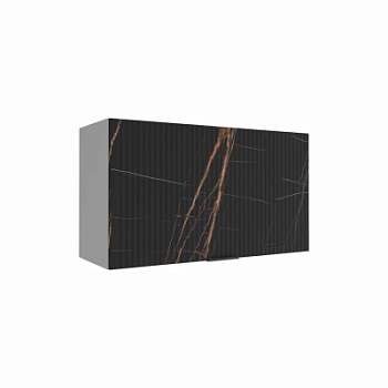 Верхний шкаф Монца Кварц черный ВПГ 800