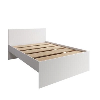 МС Мори Кровать КРМЯ 1400.1/1 (МП/3) Белый