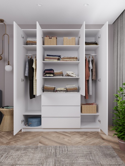 МС Мори Шкаф МШ 1600 Белый