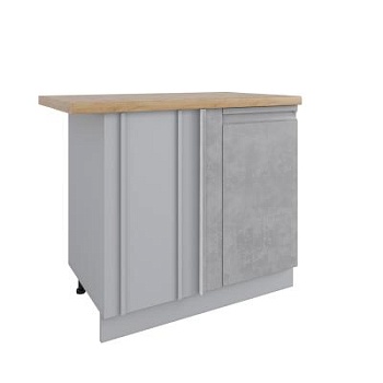 Стол Скала Бетон светлый СУ 1050 правый