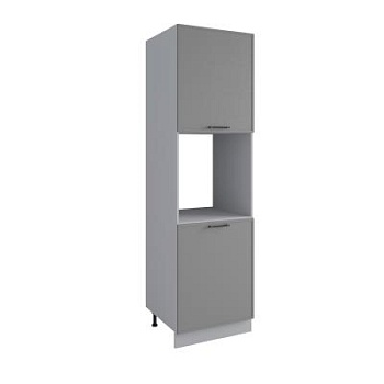 Пенал с нишей под духовку Марта Графит Скин ПН 600